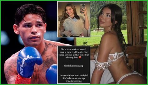 Ryan Garcia announces new influencer girlfriend following divorce from model ex-wife Andrea Celina -